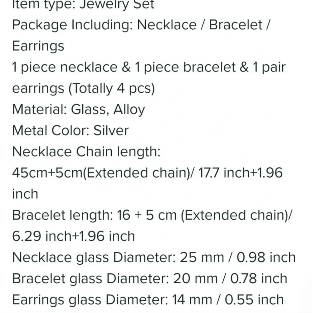 JEWLERY set